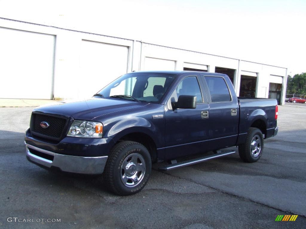 2006 F150 XLT SuperCrew - Medium Wedgewood Blue Metallic / Medium/Dark Flint photo #1