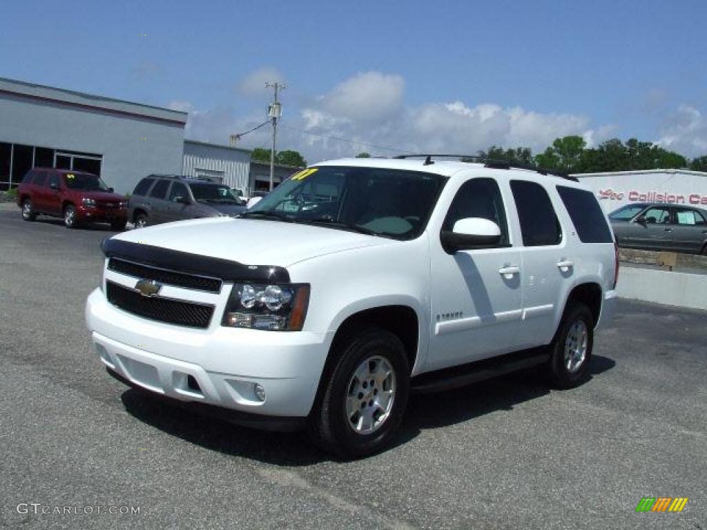 2007 Tahoe LT - Summit White / Dark Titanium/Light Titanium photo #1