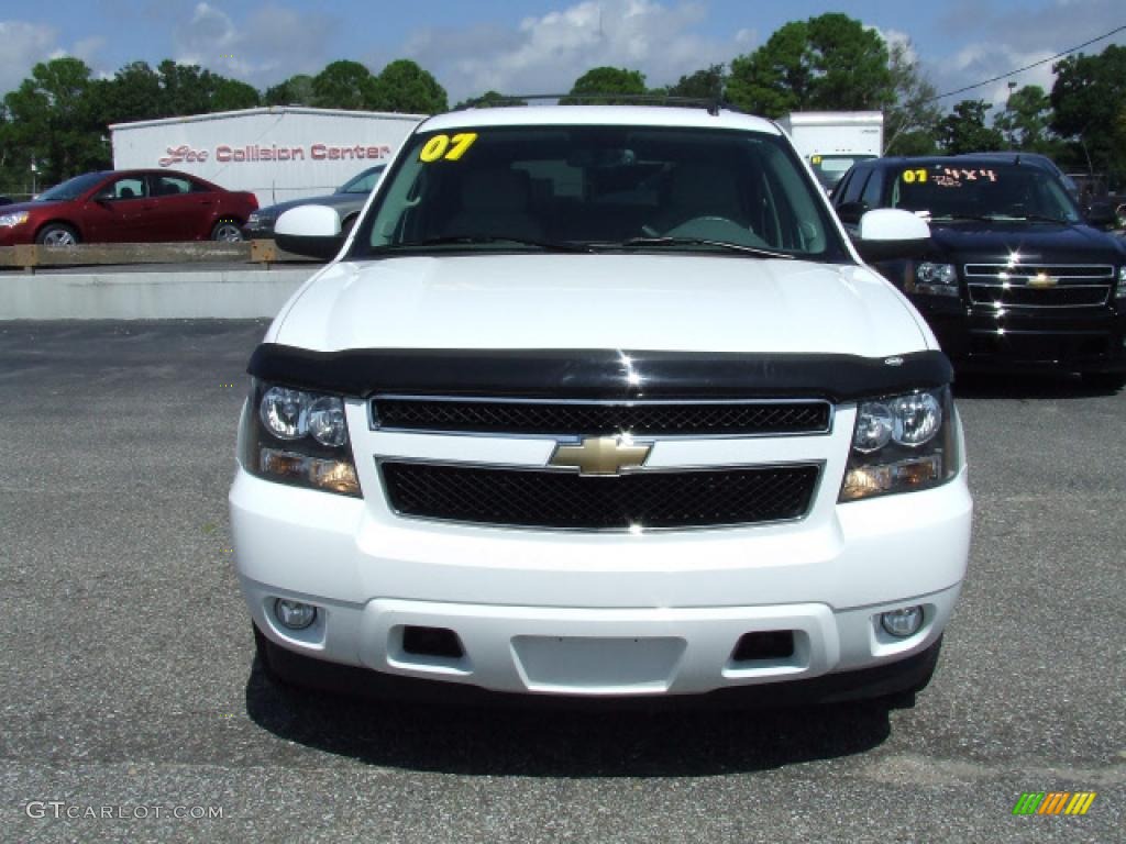 2007 Tahoe LT - Summit White / Dark Titanium/Light Titanium photo #2