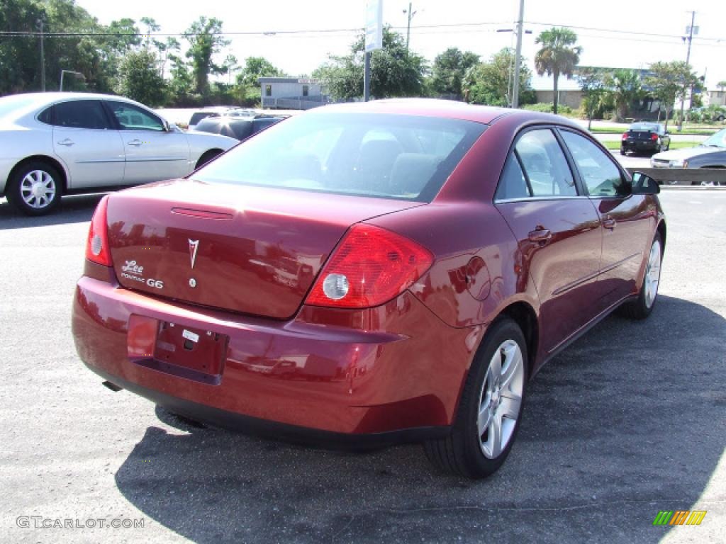 2009 G6 Sedan - Performance Red Metallic / Ebony photo #5