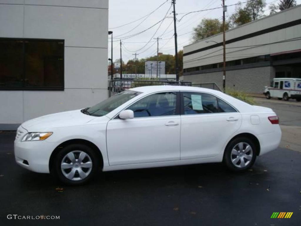 2008 Camry LE - Super White / Ash photo #1