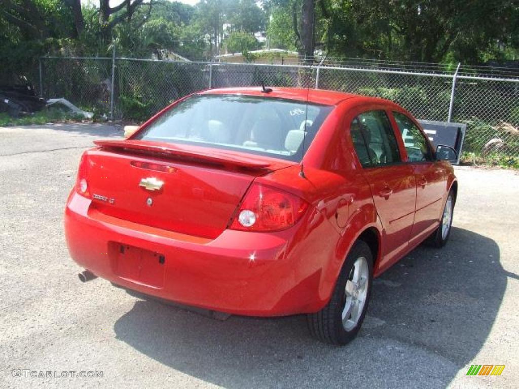 2008 Cobalt LT Sedan - Victory Red / Gray photo #2