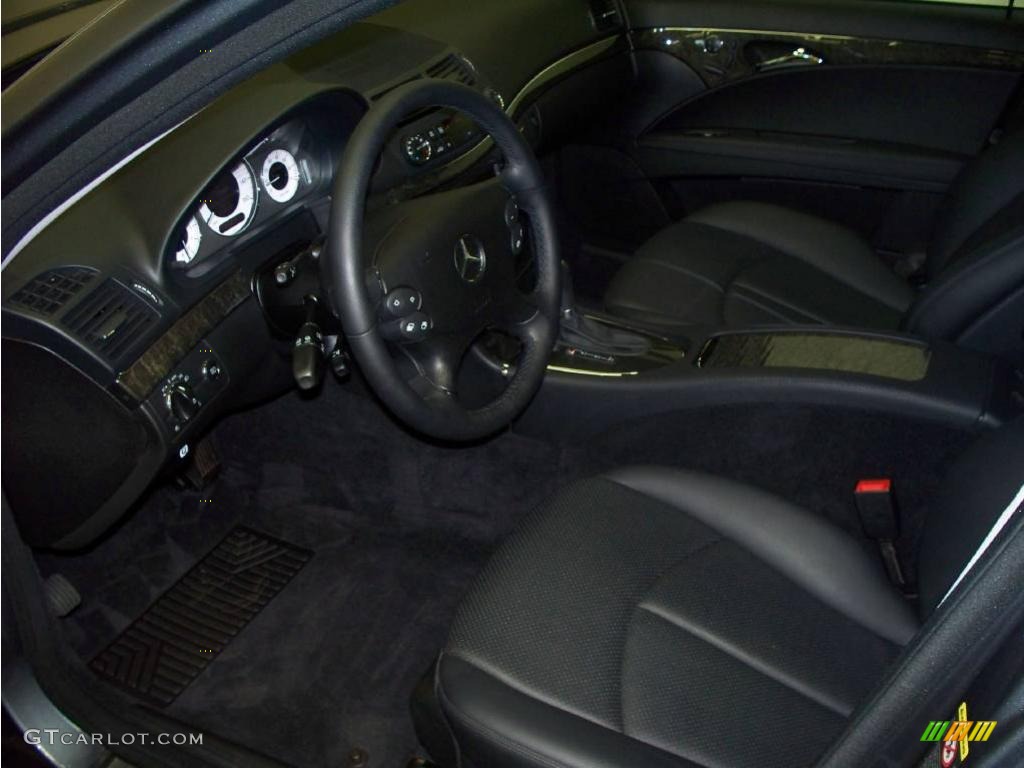 2007 E 350 4Matic Sedan - Flint Grey Metallic / Black photo #13