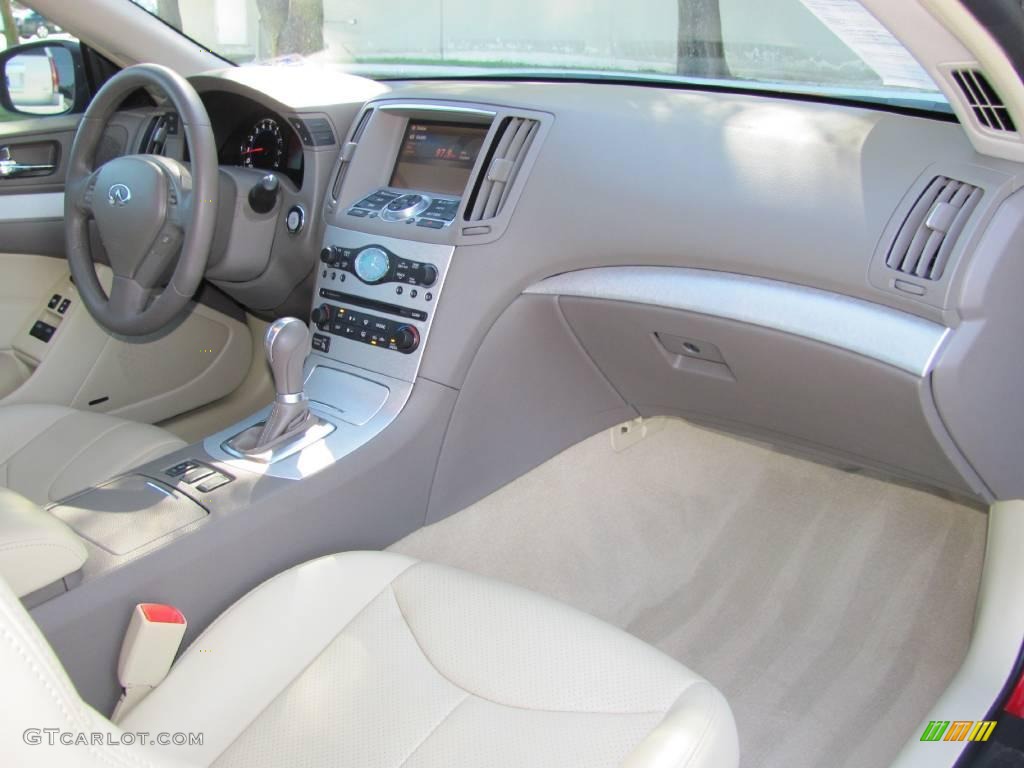 2008 Infiniti G 37 Journey Coupe Wheat Dashboard Photo #20391492