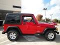 2006 Flame Red Jeep Wrangler Sport 4x4  photo #3