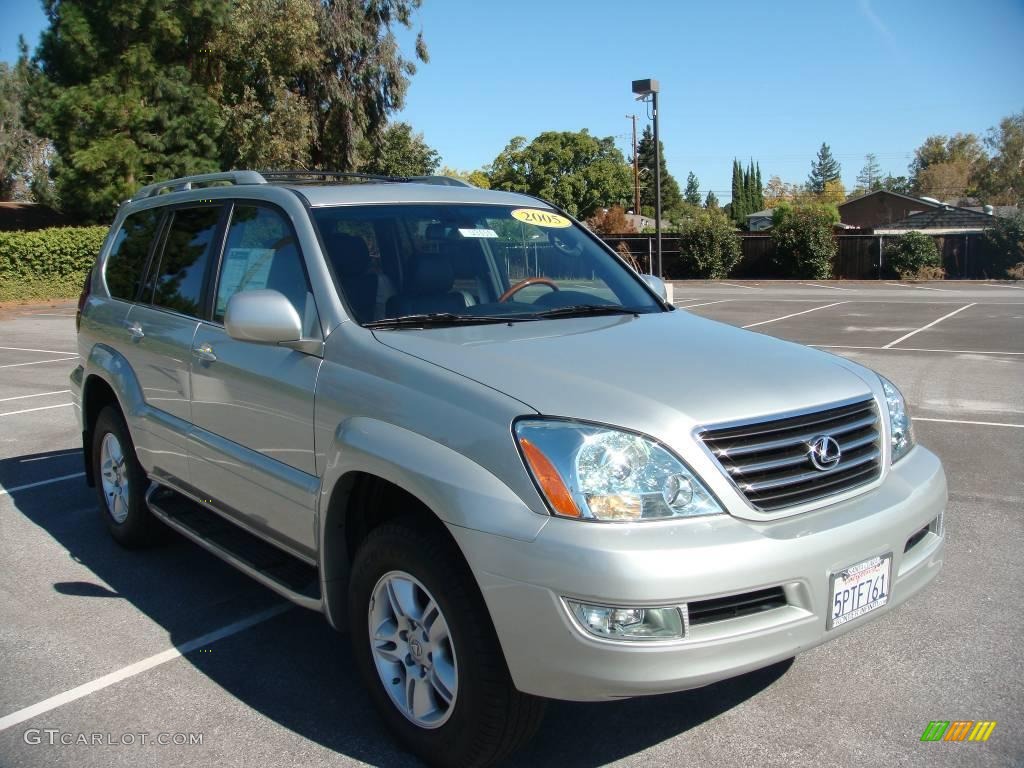 2005 GX 470 - Silver Pine Metallic / Dark Gray photo #9