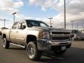 2008 Graystone Metallic Chevrolet Silverado 2500HD LT Crew Cab 4x4  photo #4