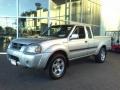 2001 Silver Ice Metallic Nissan Frontier SC V6 King Cab 4x4  photo #19