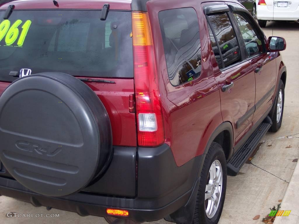 2003 CR-V EX 4WD - Chianti Red Pearl / Saddle photo #8