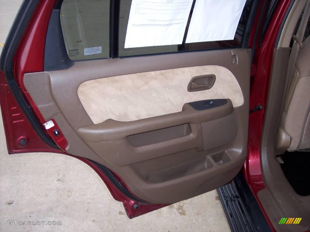 2003 CR-V EX 4WD - Chianti Red Pearl / Saddle photo #20