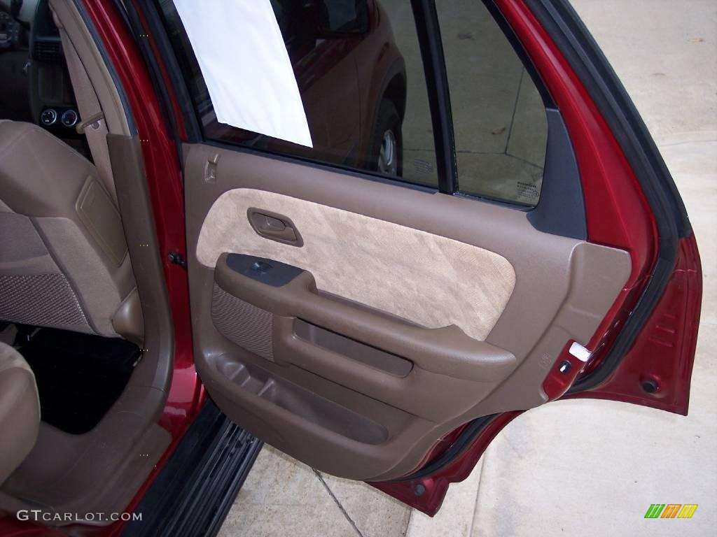 2003 CR-V EX 4WD - Chianti Red Pearl / Saddle photo #22