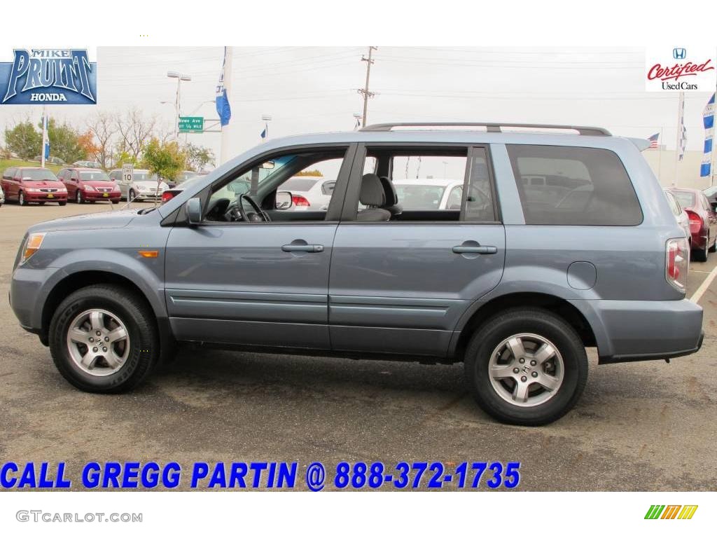 2006 Pilot EX 4WD - Steel Blue Metallic / Gray photo #1