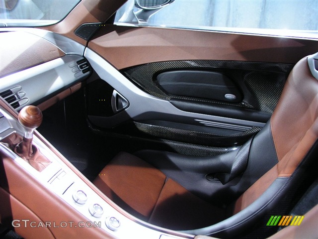 2005 Porsche Carrera GT Standard Carrera GT Model Ascot Brown Door Panel Photo #204306