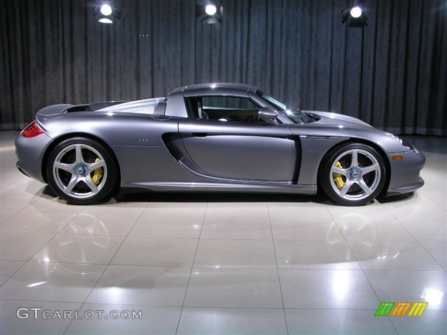 Seal Grey Metallic 2005 Porsche Carrera GT Standard Carrera GT Model Exterior Photo #204355