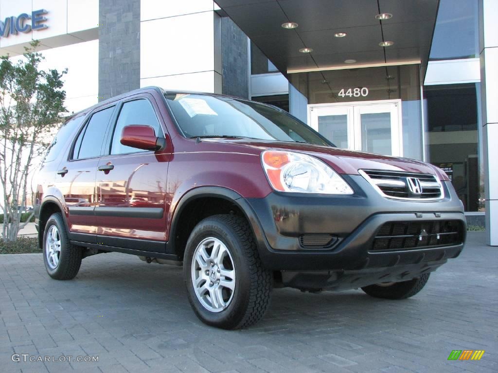 2003 CR-V EX 4WD - Chianti Red Pearl / Saddle photo #1