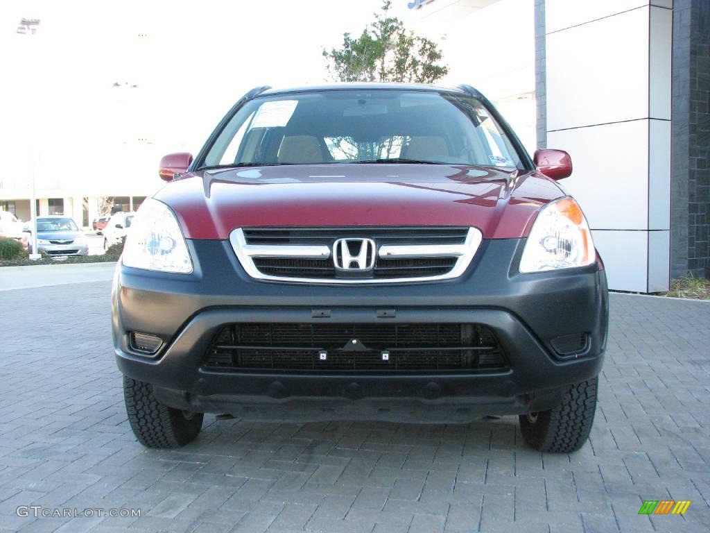 2003 CR-V EX 4WD - Chianti Red Pearl / Saddle photo #2