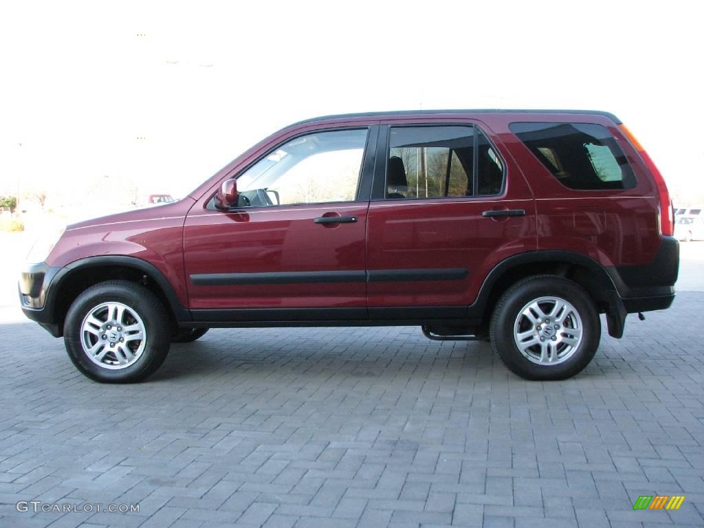 2003 CR-V EX 4WD - Chianti Red Pearl / Saddle photo #4