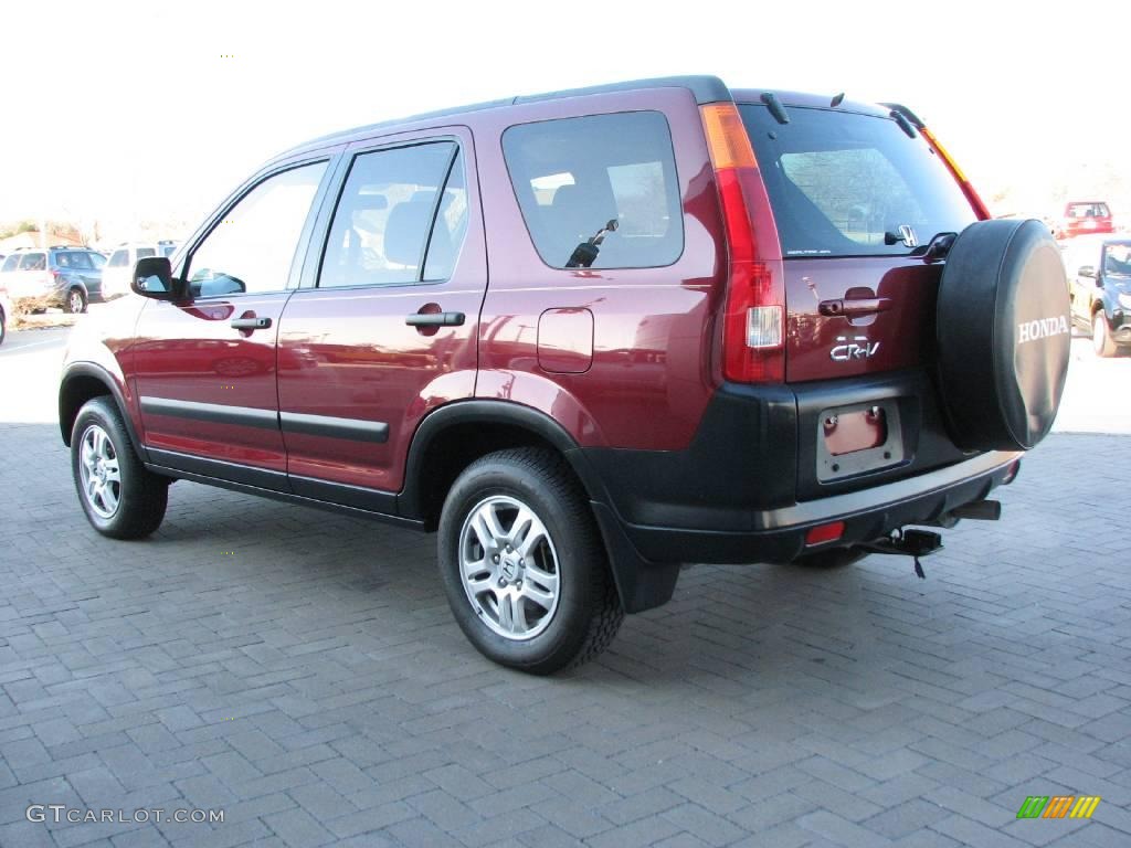 2003 CR-V EX 4WD - Chianti Red Pearl / Saddle photo #5
