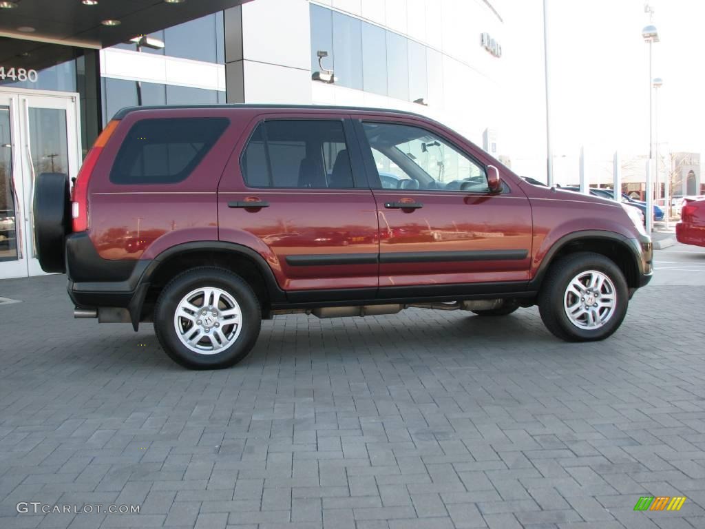 2003 CR-V EX 4WD - Chianti Red Pearl / Saddle photo #8