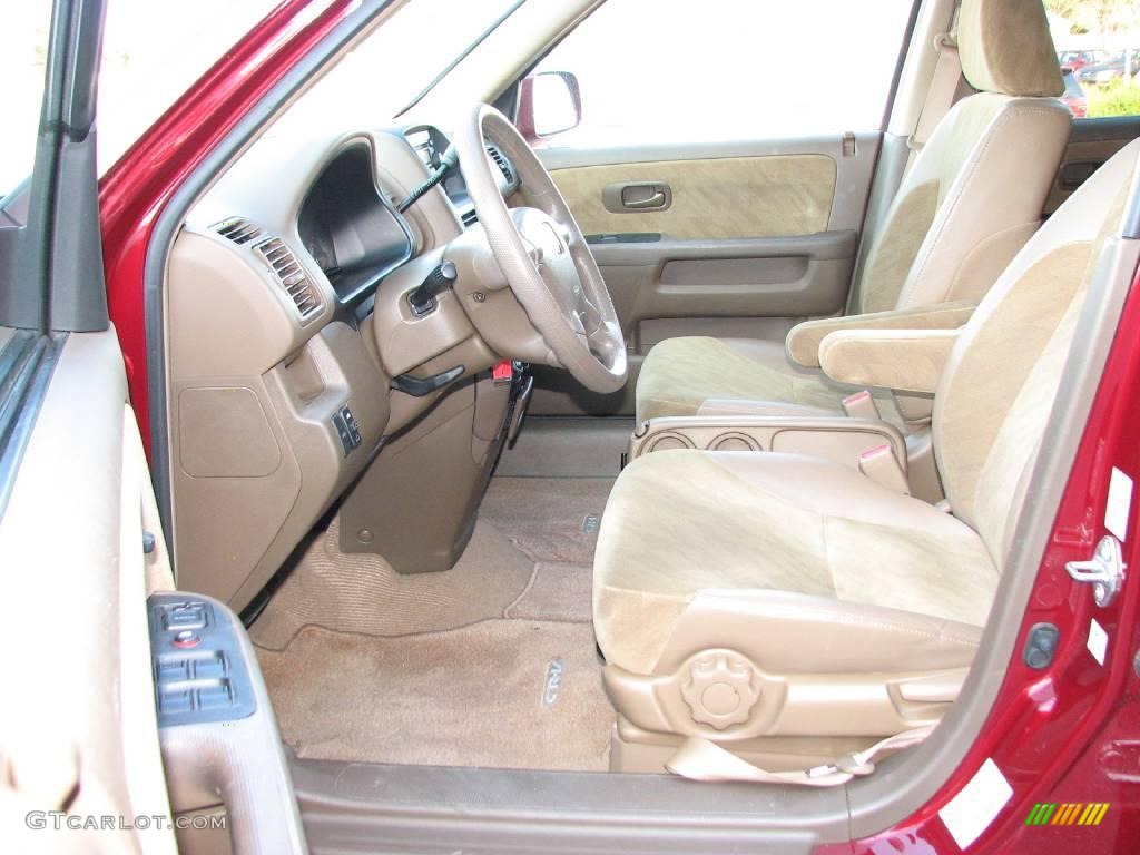 2003 CR-V EX 4WD - Chianti Red Pearl / Saddle photo #9