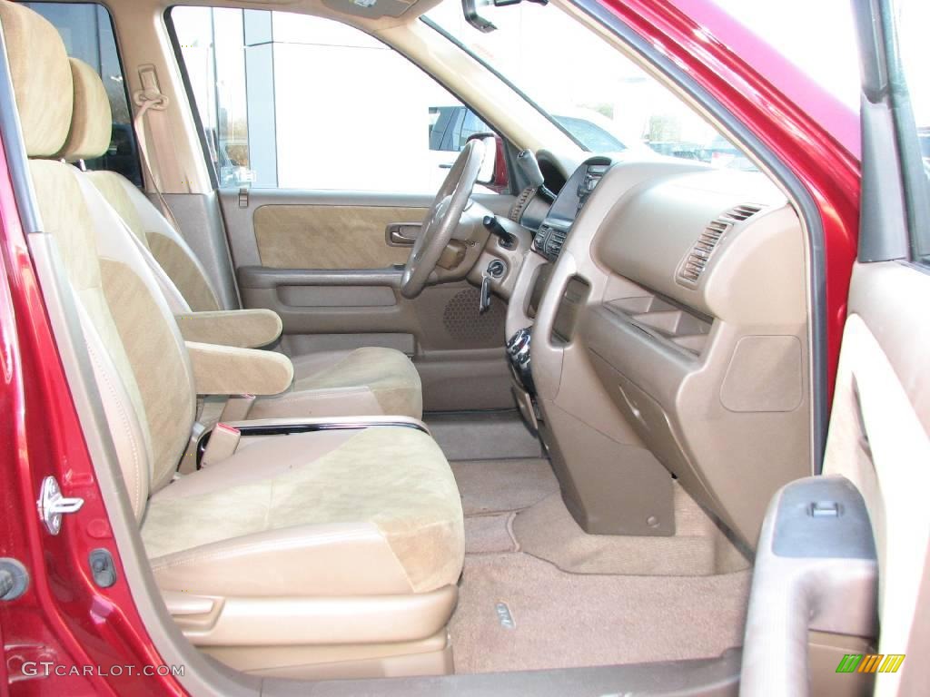 2003 CR-V EX 4WD - Chianti Red Pearl / Saddle photo #10