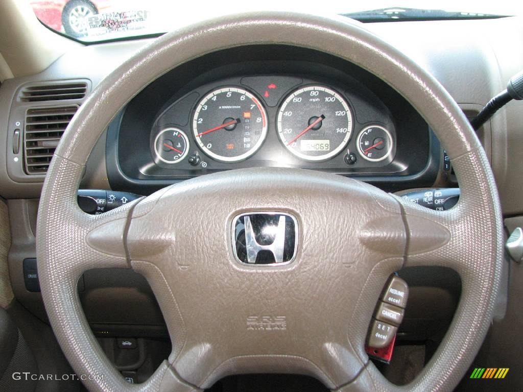 2003 CR-V EX 4WD - Chianti Red Pearl / Saddle photo #15