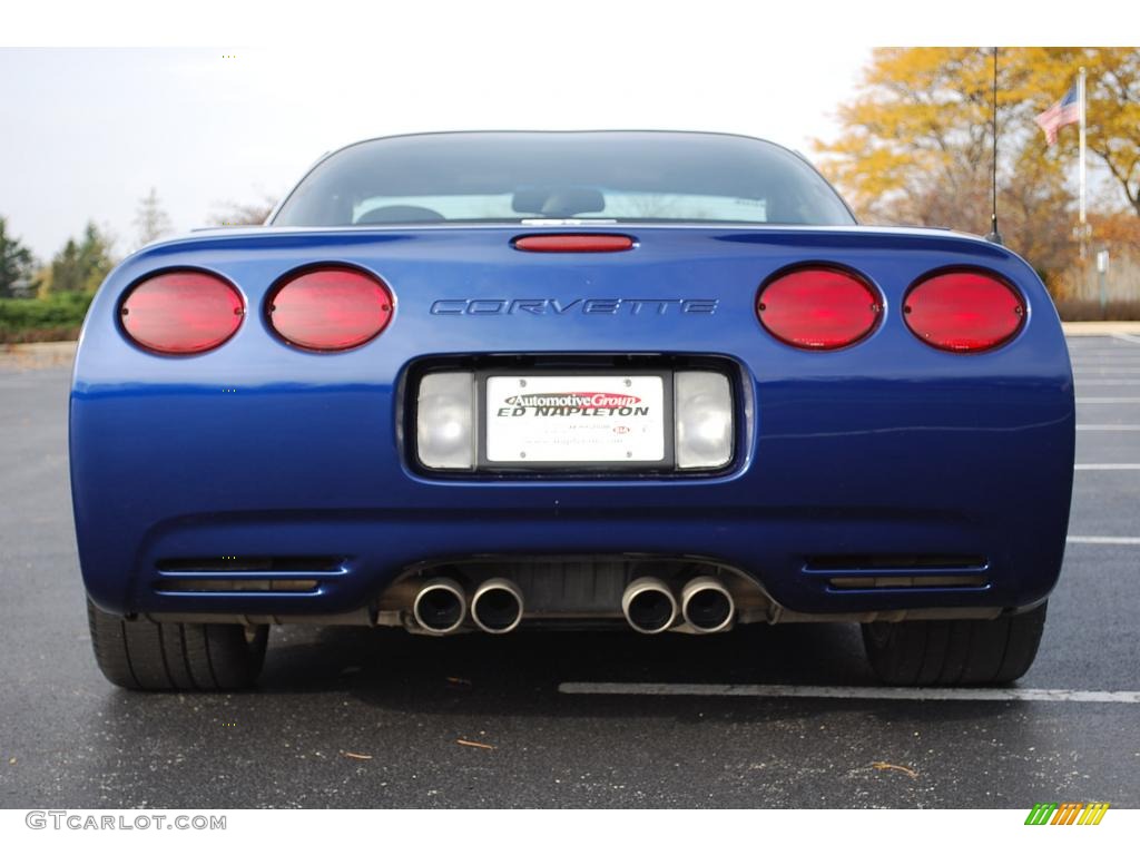2004 Corvette Z06 - LeMans Blue Metallic / Black photo #6