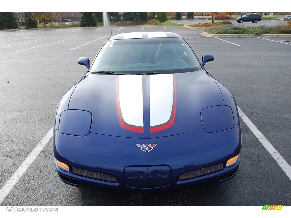 2004 Corvette Z06 - LeMans Blue Metallic / Black photo #9