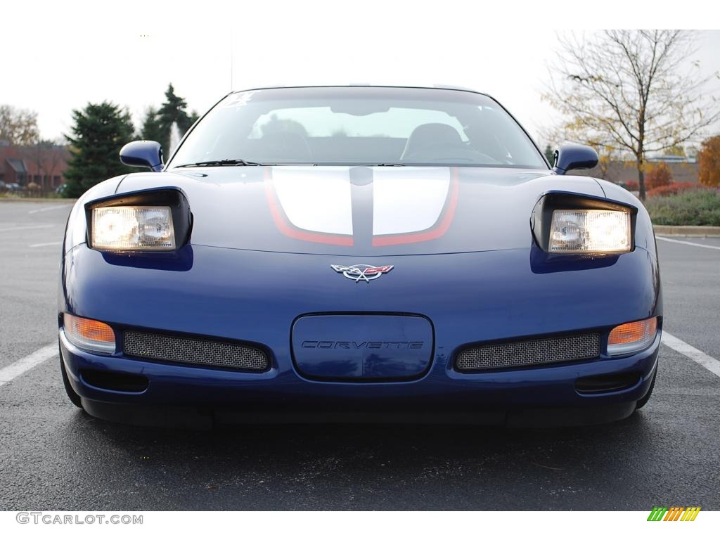 2004 Corvette Z06 - LeMans Blue Metallic / Black photo #11