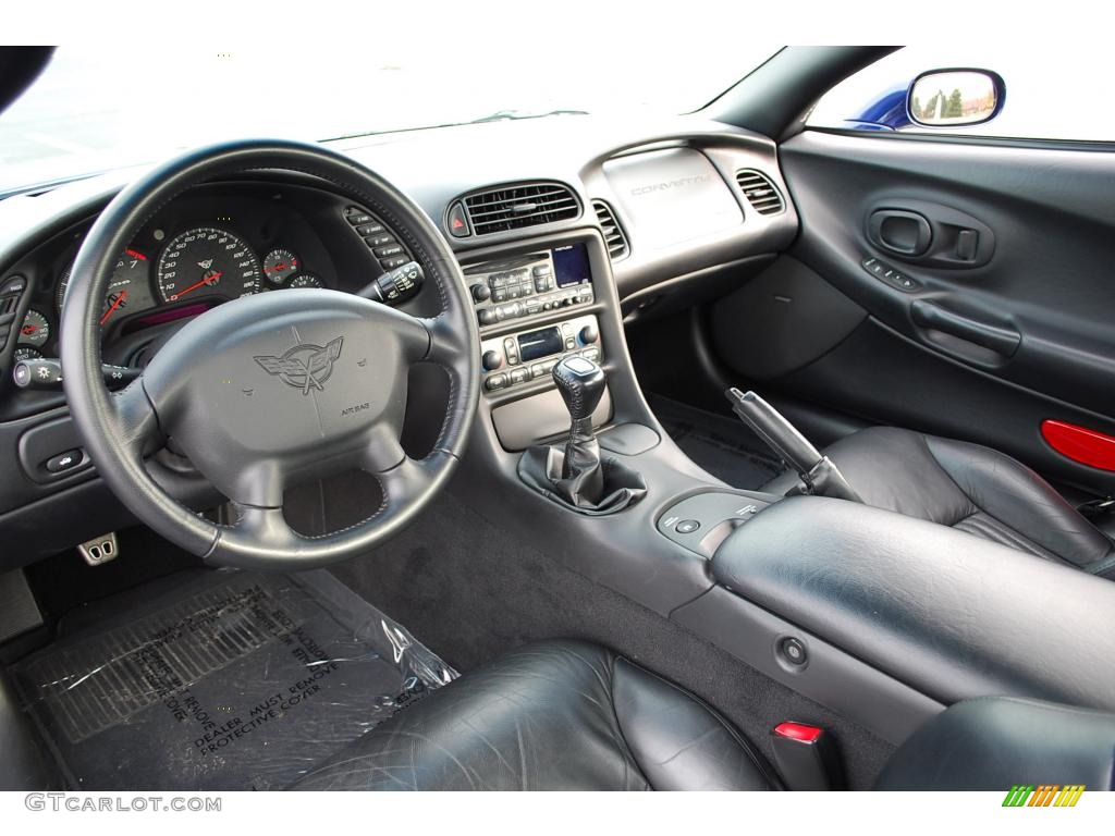 2004 Corvette Z06 - LeMans Blue Metallic / Black photo #15