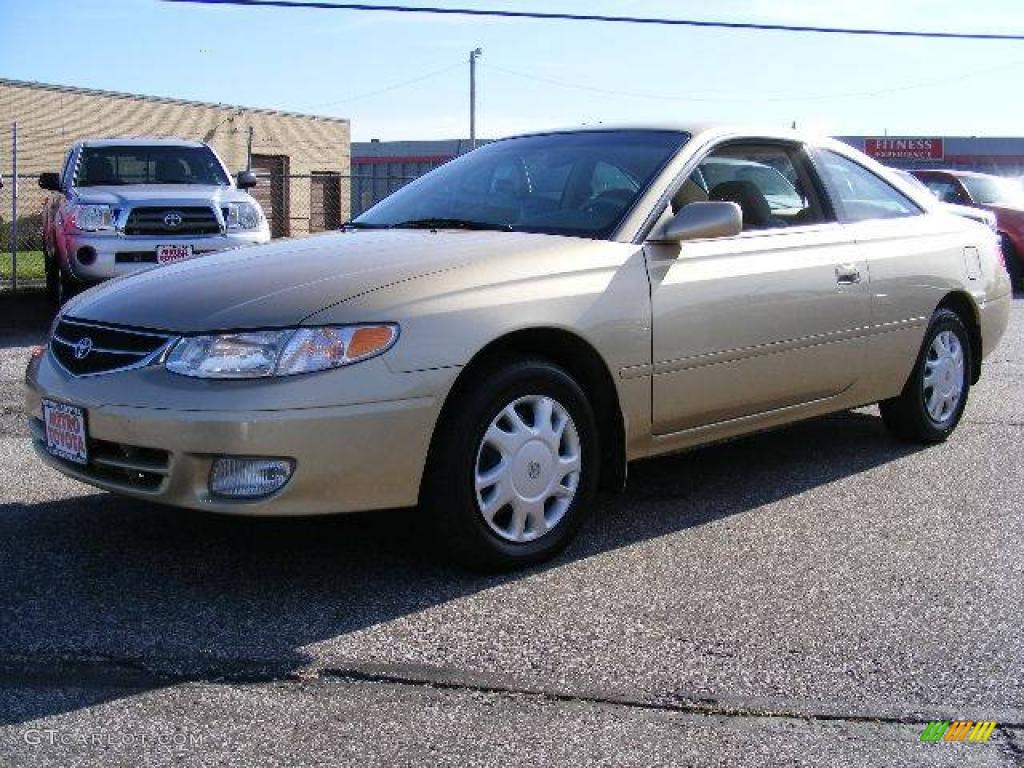 2001 Gold Dust Metallic Toyota Solara SE Coupe 20445745 Photo 7