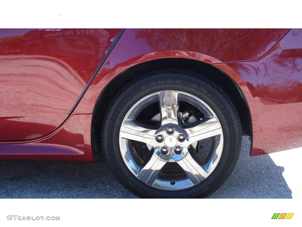 2009 G6 GXP Sedan - Performance Red Metallic / Ebony photo #5
