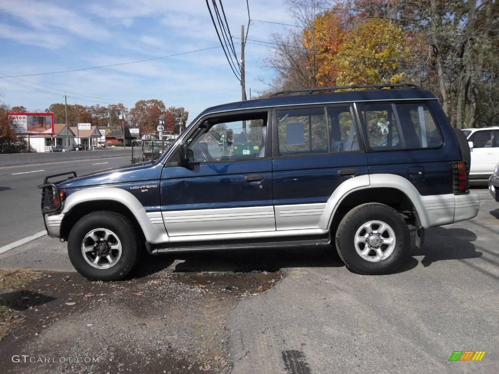 1995 Montero SR 4x4 - Balboa Blue Pearl Metallic / Dark Gray photo #8