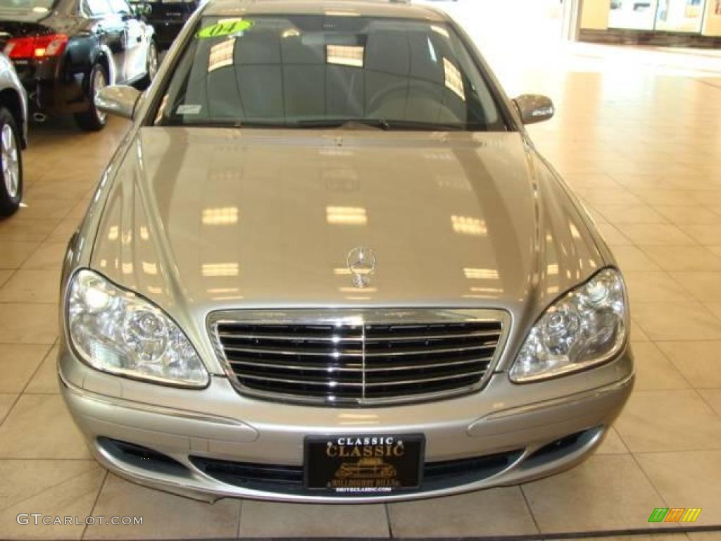 2004 S 430 4Matic Sedan - Pewter Silver Metallic / Charcoal photo #2