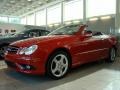 2007 Mars Red Mercedes-Benz CLK 550 Cabriolet  photo #1