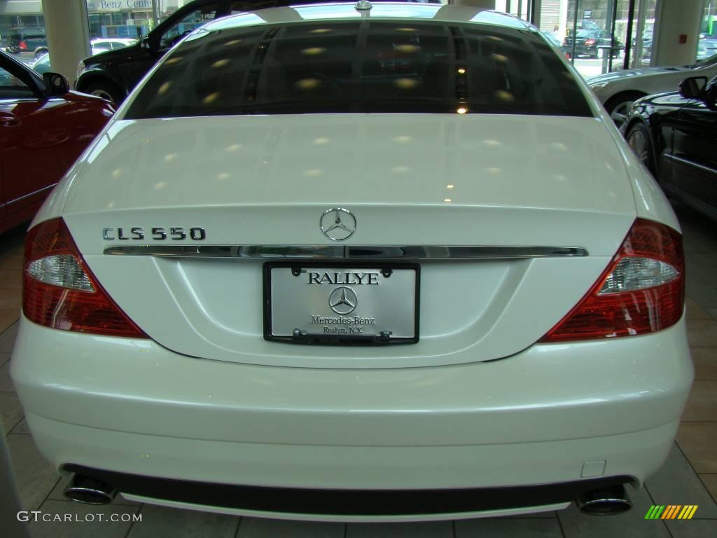 2008 CLS 550 Diamond White Edition - Diamond White Metallic / Cashmere Beige photo #4