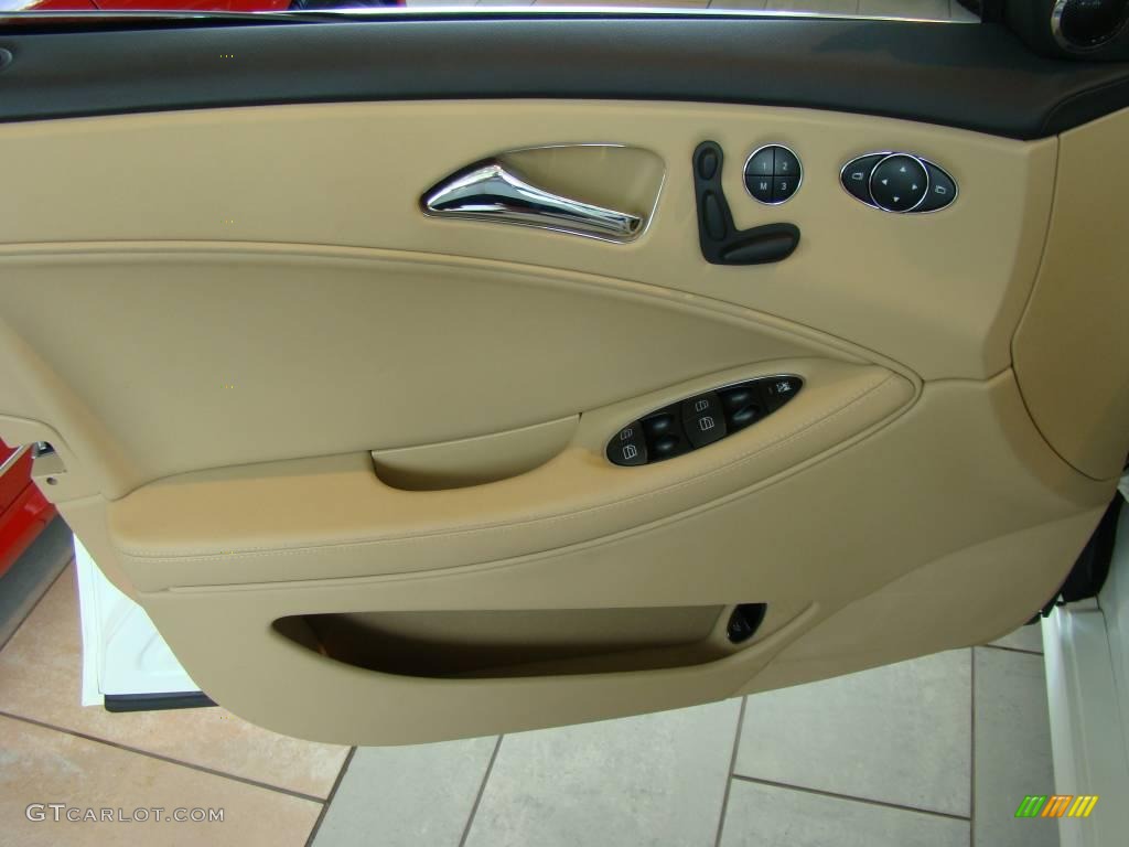 2008 CLS 550 Diamond White Edition - Diamond White Metallic / Cashmere Beige photo #7