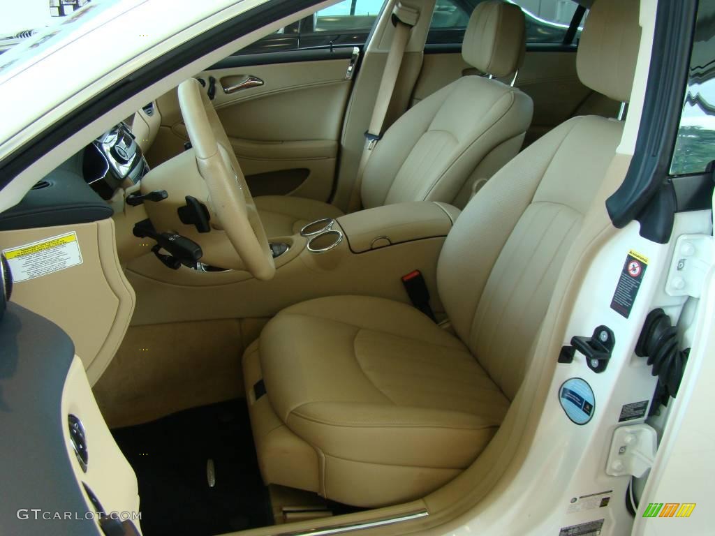 2008 CLS 550 Diamond White Edition - Diamond White Metallic / Cashmere Beige photo #8