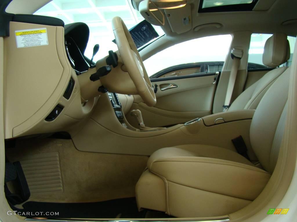 2008 CLS 550 Diamond White Edition - Diamond White Metallic / Cashmere Beige photo #9