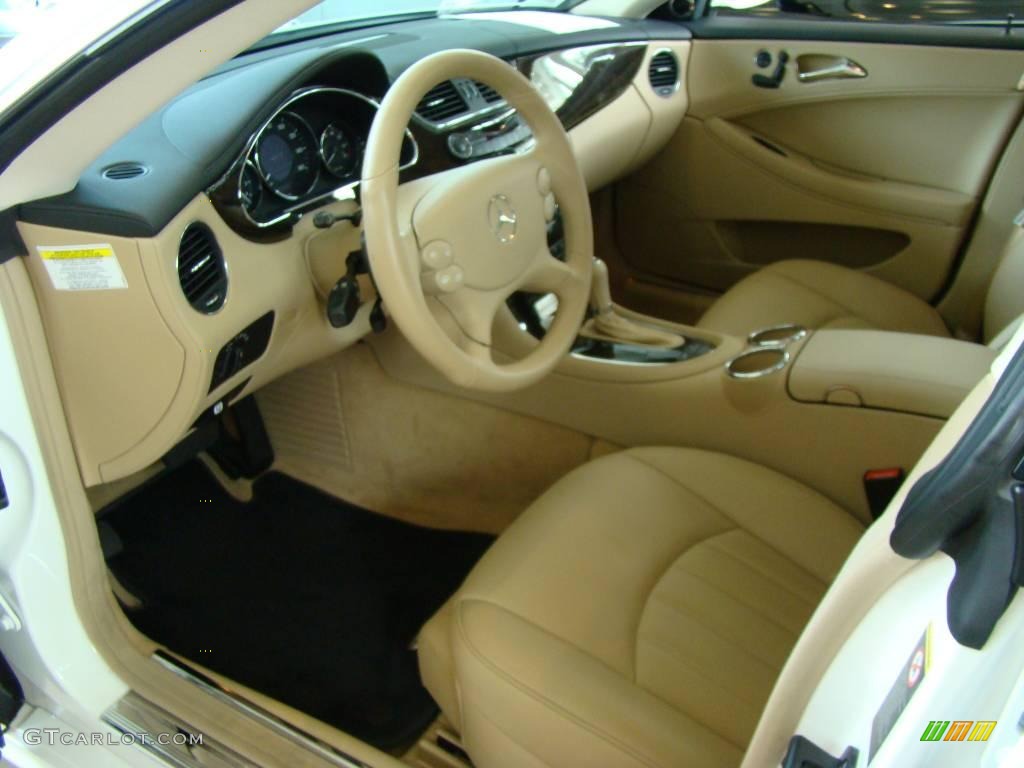 2008 CLS 550 Diamond White Edition - Diamond White Metallic / Cashmere Beige photo #10