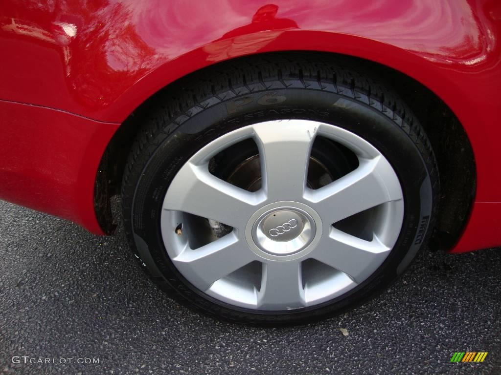 2003 A4 1.8T Cabriolet - Amulet Red / Platinum photo #21