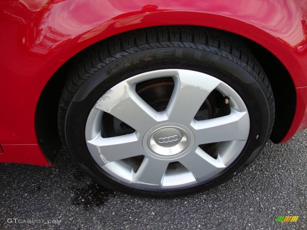 2003 A4 1.8T Cabriolet - Amulet Red / Platinum photo #23
