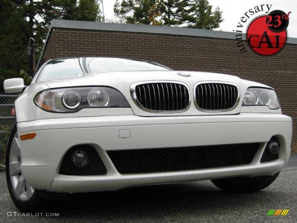 2005 3 Series 325i Coupe - Alpine White / Sand photo #1