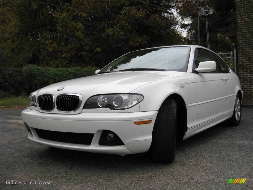 2005 3 Series 325i Coupe - Alpine White / Sand photo #4