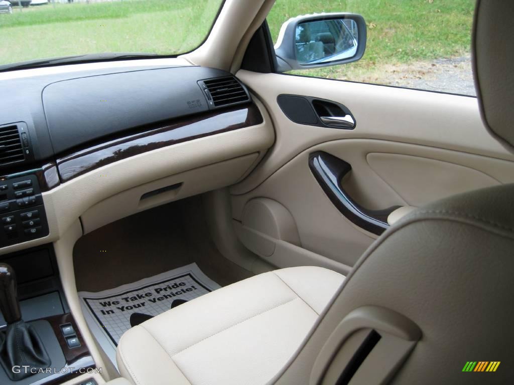 2005 3 Series 325i Coupe - Alpine White / Sand photo #12