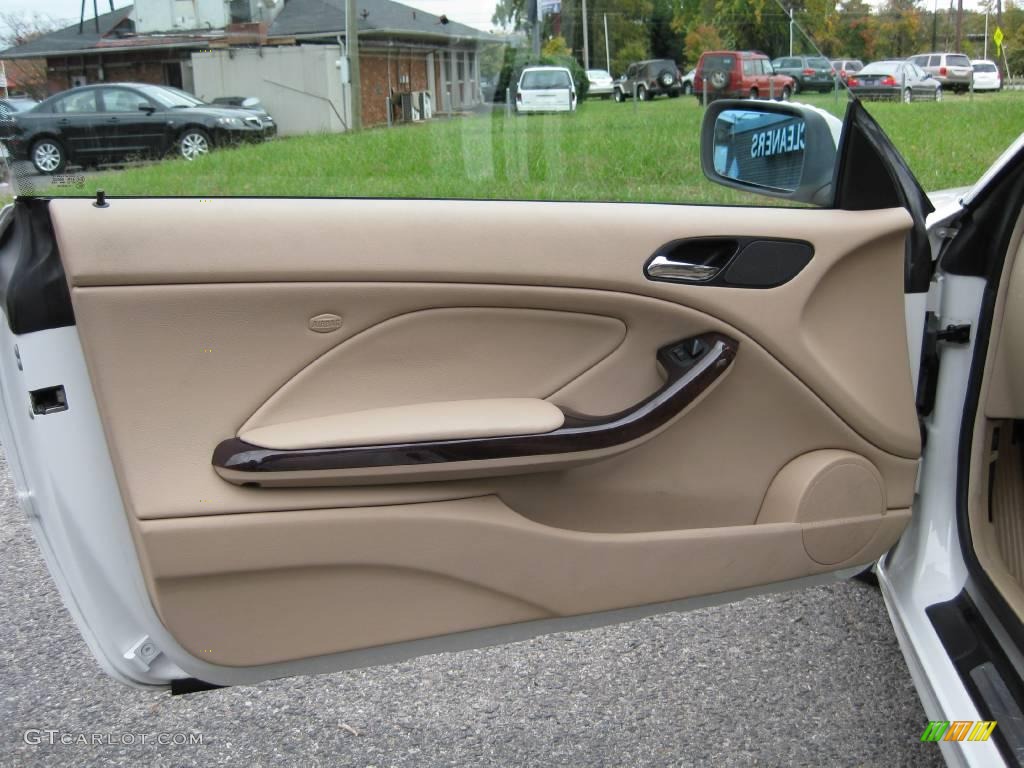 2005 3 Series 325i Coupe - Alpine White / Sand photo #15
