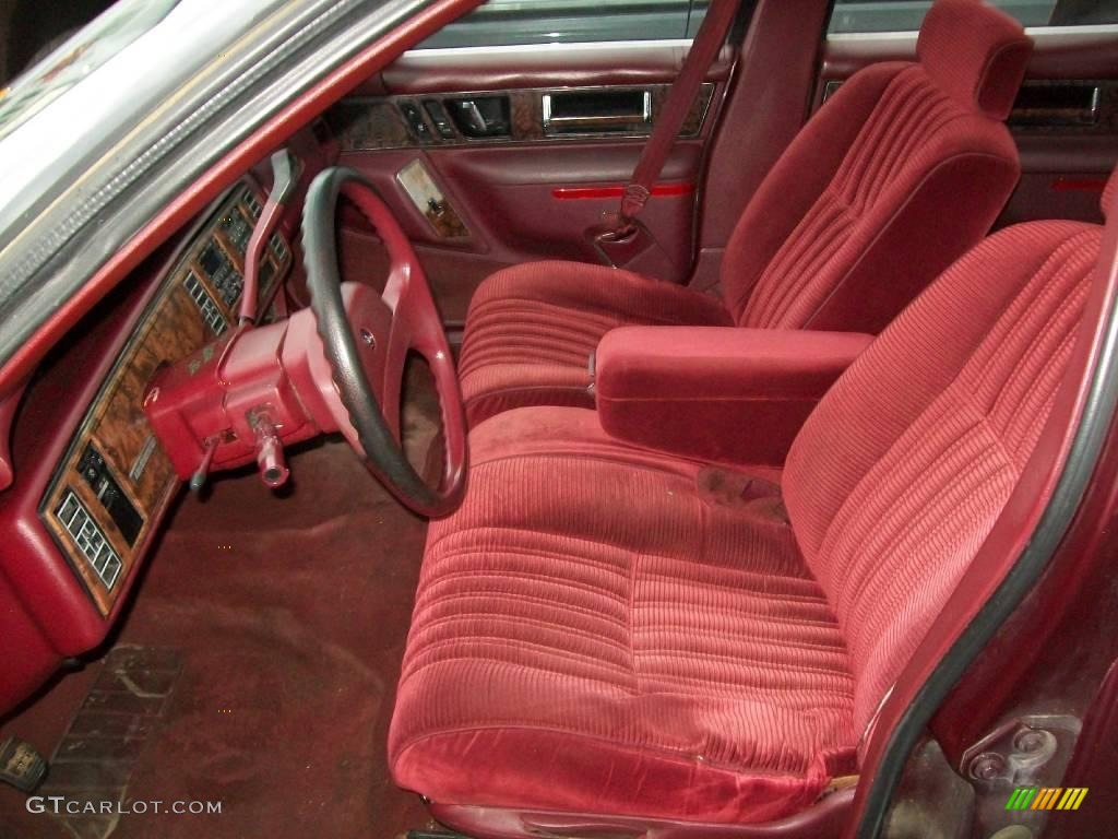 1992 Regal Custom - Medium Garnet Red Metallic / Red photo #12