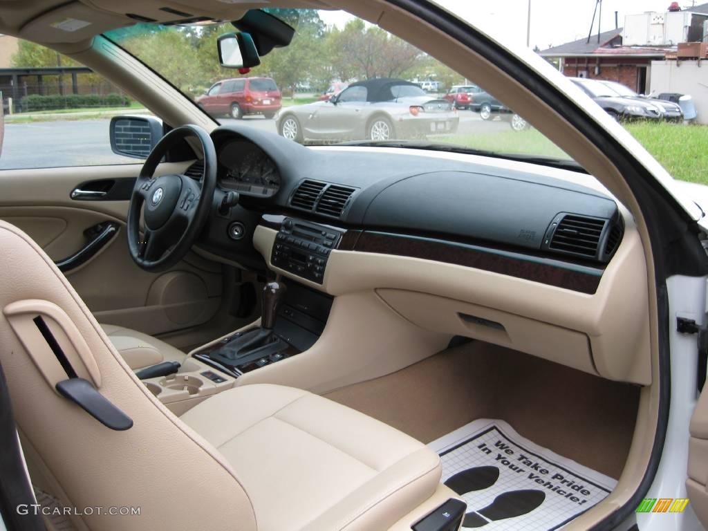 2005 3 Series 325i Coupe - Alpine White / Sand photo #20