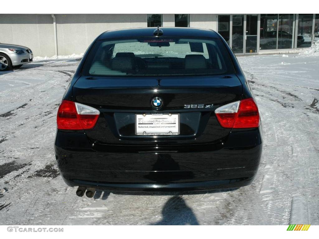 2006 3 Series 325xi Sedan - Jet Black / Black Dakota Leather photo #4