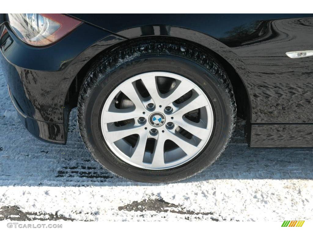 2006 3 Series 325xi Sedan - Jet Black / Black Dakota Leather photo #9